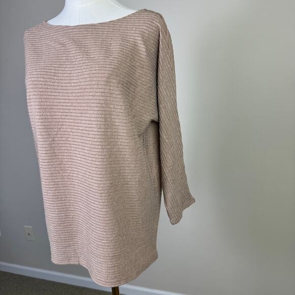 Cable & Gauge Boat Neck 3/4 Sleeve Casual Top Shirt US Women's S - Picture 2 of 8